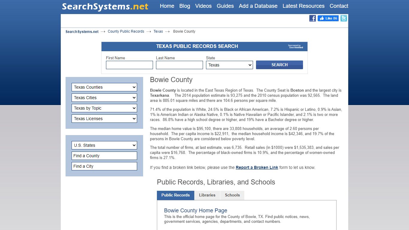 Bowie County Criminal and Public Records